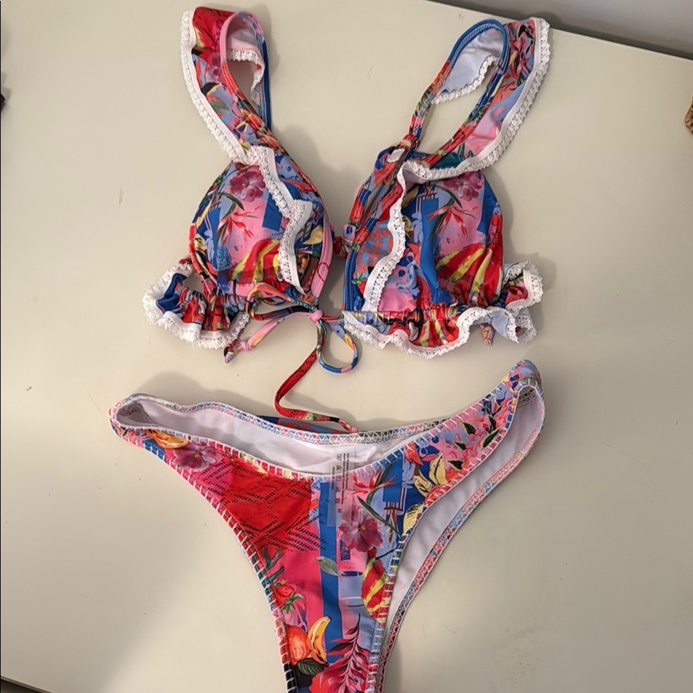 Colorful Floral Bikini Set